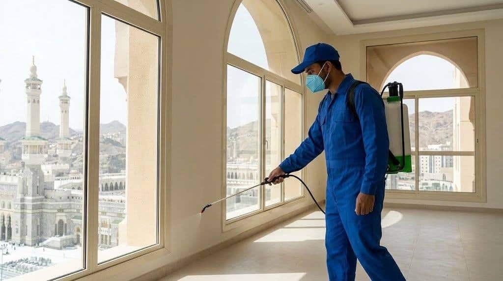محطة طعم مؤمنة لمكافحة القوارض والفئران بمكة